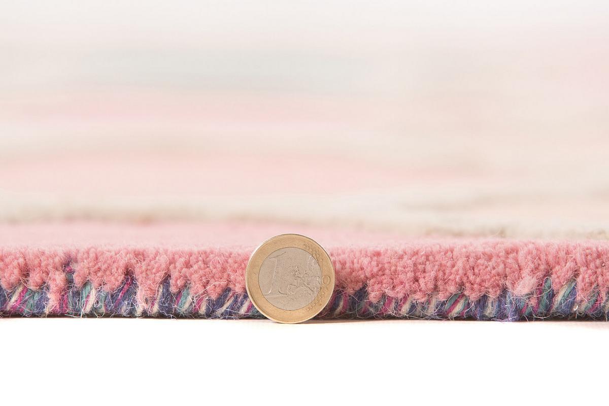 WOLLTEPPICH DERWENT, geometrisch, aus Wolle, Bunt, 80 x 150 cm - Multicolor, Textil (150/80cm) - KADIMA DESIGN