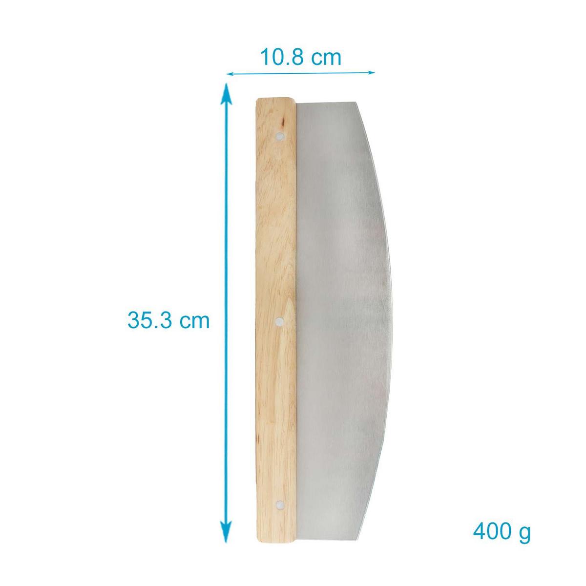 PROFI PIZZASCHNEIDER - Multicolor, Metall (35.3cm) - Intirilife