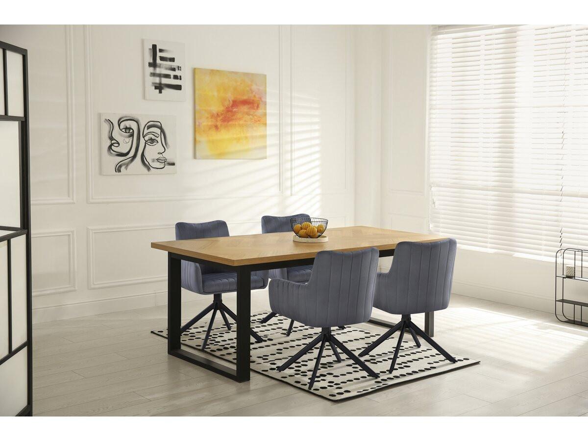 STUHL 2er Set pharell Grau - Grau, Textil (61/87/58cm) - Habitat Garten