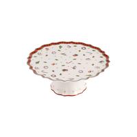 KUCHENPLATTE AUF FUSS Toy's Delight bunt ø 21 cm - Multicolor, Keramik (21/8/21cm) - Villeroy & Boch