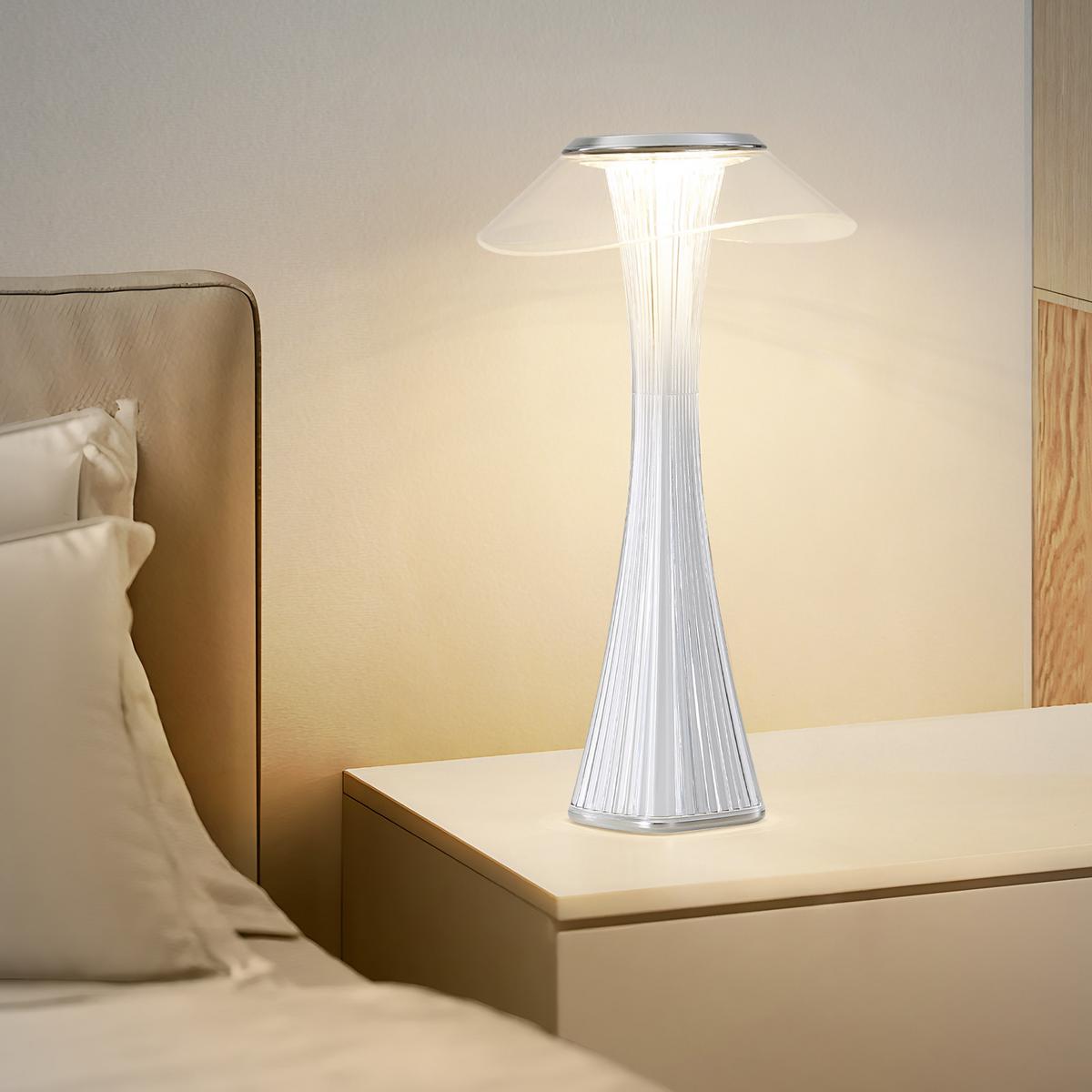 LED TISCHLEUCHTE Rendall - Weiß, Metall (15.1/15.1/27.4cm) - Nettlife