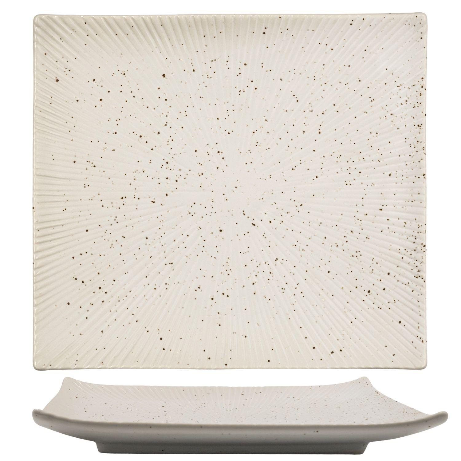 SUSHI PLATTE - Weiß, Keramik (23.4/3.8/26cm) - Intirilife
