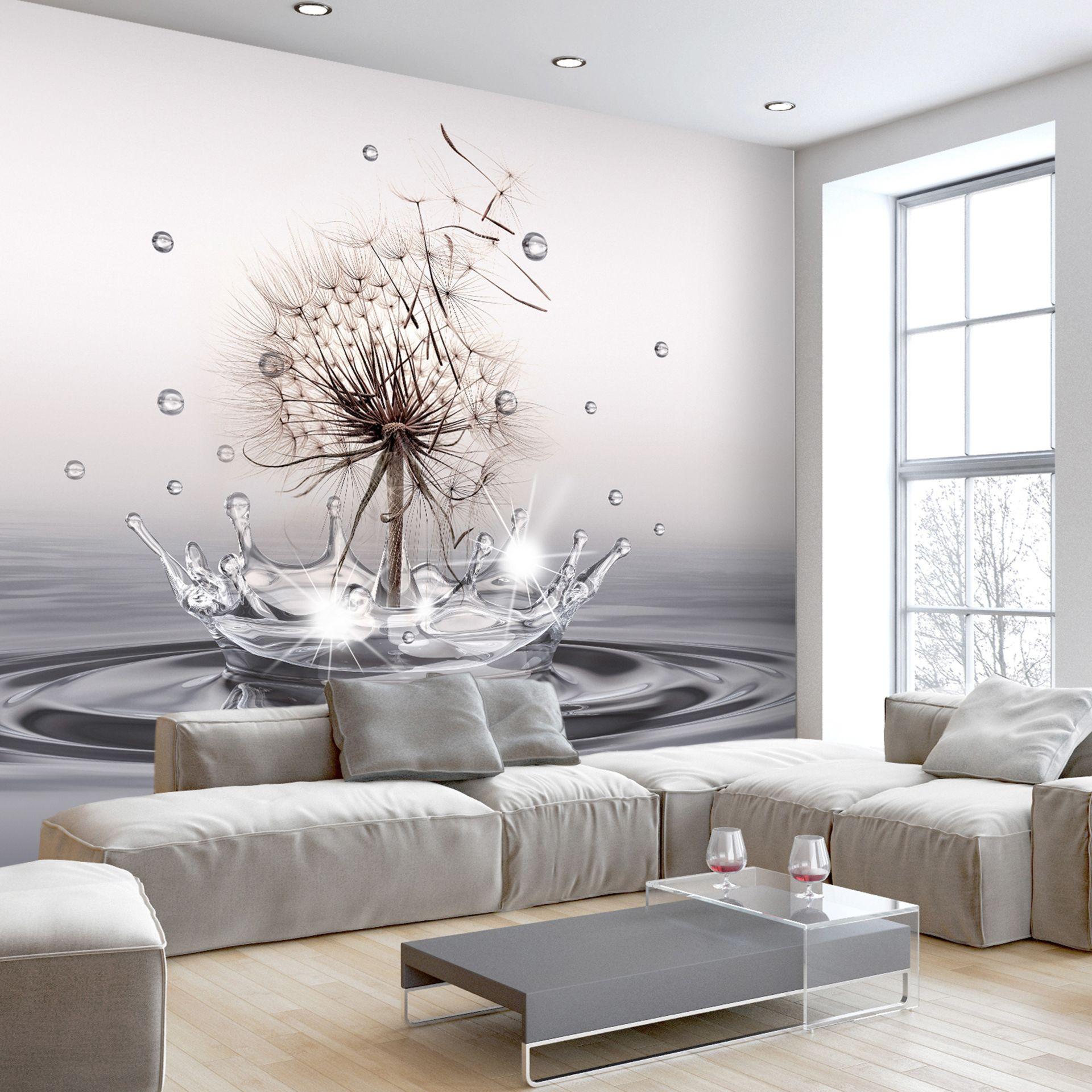 SELBSTKLEBENDE FOTOTAPETE 294/210 cm - Braun/Grau, Kunststoff/Textil (294/1cm) - KUNSTLOFT