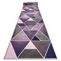 LÄUFER Antirutsch DREIECKE 57/100 cm - Lila, Textil (57/100cm) - rugsX