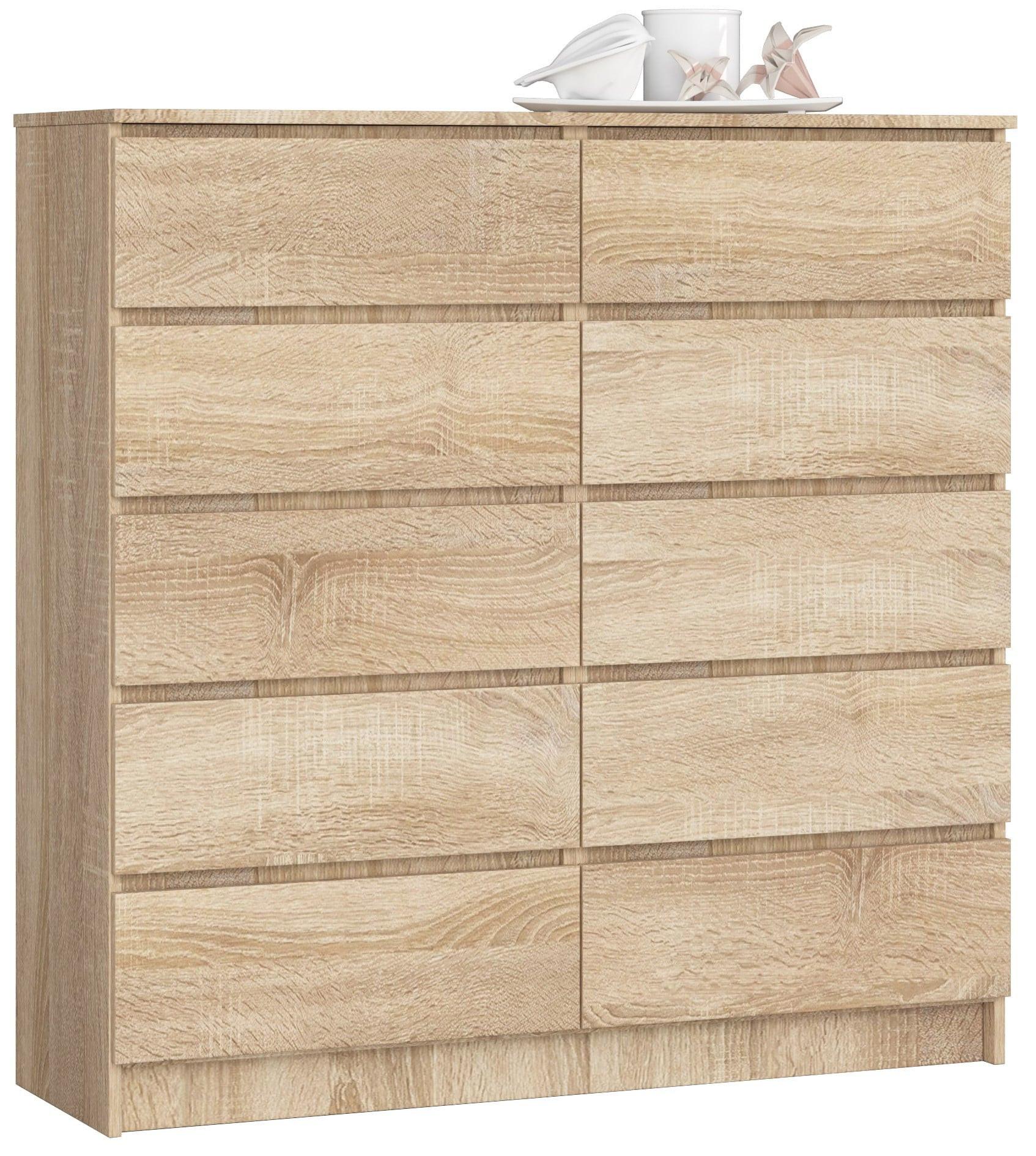 KOMMODE Eiche Sonoma 121/120/40 - Sonoma Eiche, Holzwerkstoff (120/121/40cm) - RAUMHIRSCH FURNITURE