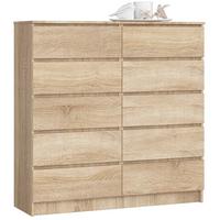 KOMMODE Eiche Sonoma 121/120/40 - Sonoma Eiche, Holzwerkstoff (120/121/40cm) - RAUMHIRSCH FURNITURE