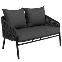 GARTENBANK Anthrazit - Anthrazit, Metall (116/83/65cm) - MCW