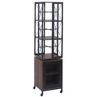 BÜCHERREGAL Dunkelbraun - Dunkelbraun, Holz (40/162/42cm) - MCW