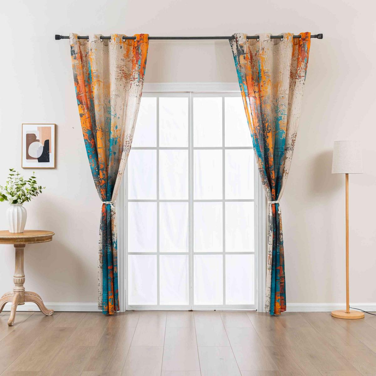 VORHANG SEOUL HxB 245x140 cm Apart - Türkis, Textil (140/245cm) - Gardinenbox