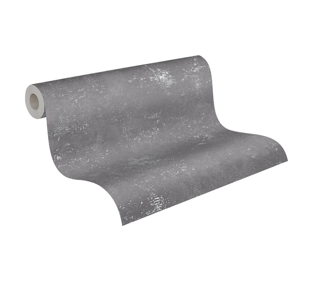 VLIESTAPETE Grau 53/1005 cm - Grau, Textil (53/1cm) - KUNSTLOFT