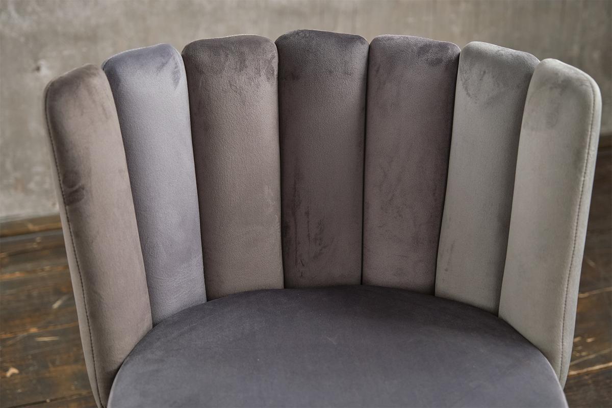 ESSZIMMERSTUHL JADA Grau Velvet - Grau, Kunststoff/Textil (59/86/55cm) - KAWOLA