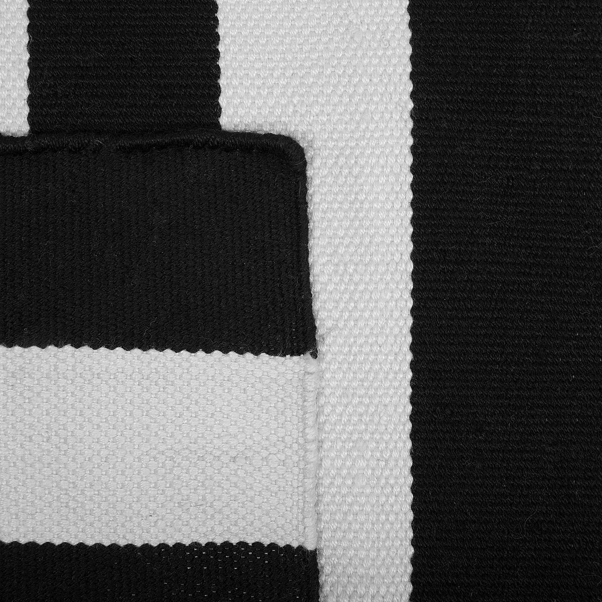 OUTDOOR-TEPPICH Tavas 230/160 cm - Schwarz, Kunststoff (160/230cm) - Beliani