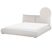 WASSERBETT 180x200 cm Beige Vinay - Beige, Textil (180/200cm) - Beliani