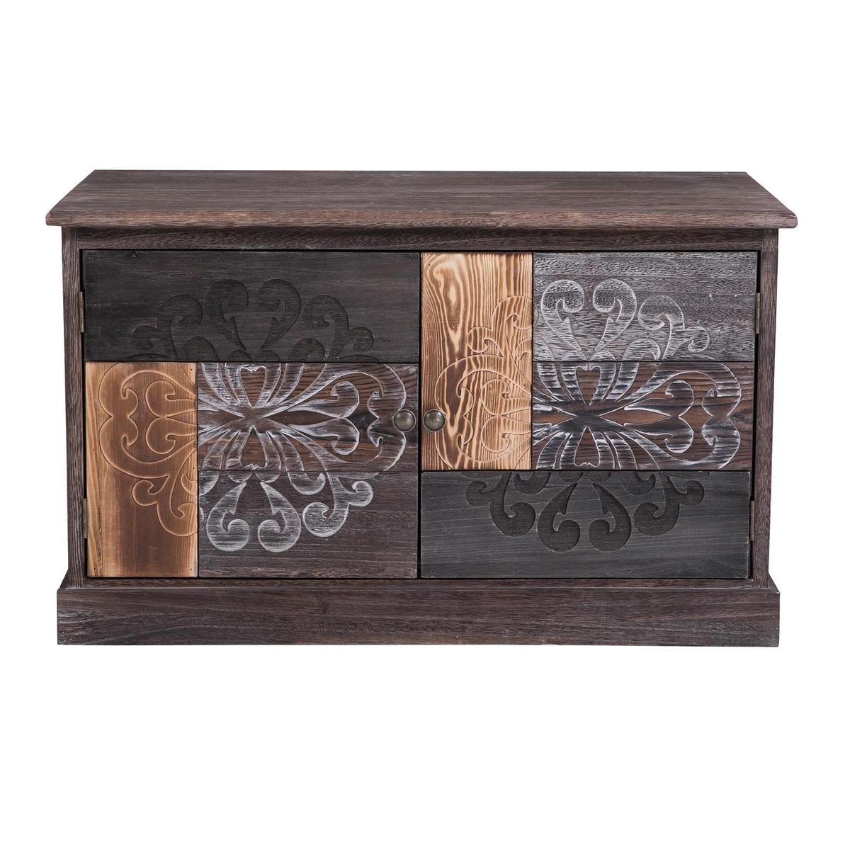 SCHUHBANK MARA braun - Braun, Holz (75/45/37cm) - CARO-Möbel