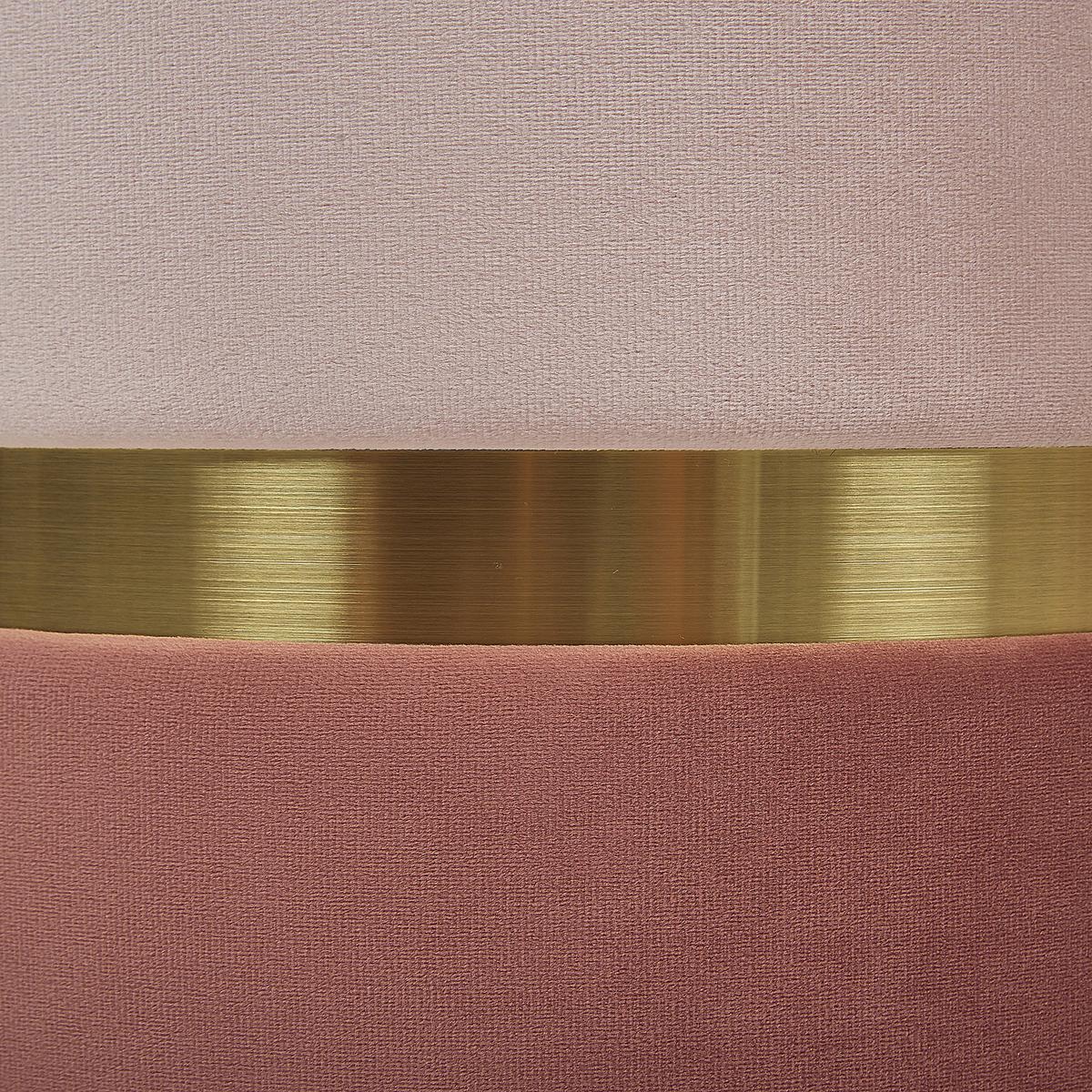 POUF Wichita 36/31/36/31/44/39 cm - Pink, Textil (31/39/31cm) - Beliani