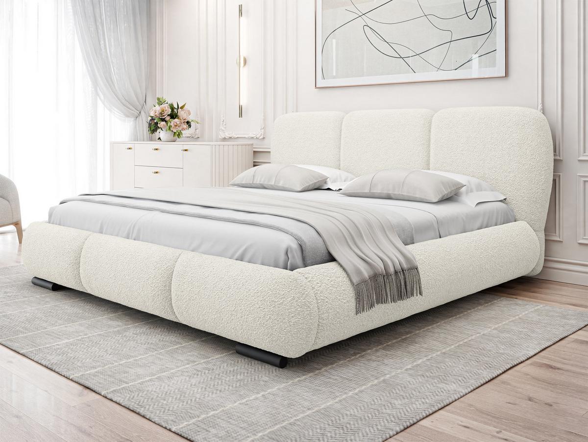 POLSTERBETT Rosa - Eichefarben/Schwarz, Holz/Textil (200/200cm) - MIRJAN24