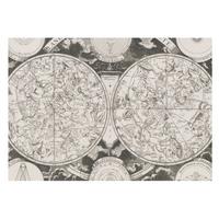 FOTOTAPETE 208x146 cm - Sternenkarte - Schwarz, Textil (208/146cm) - Wallfluent