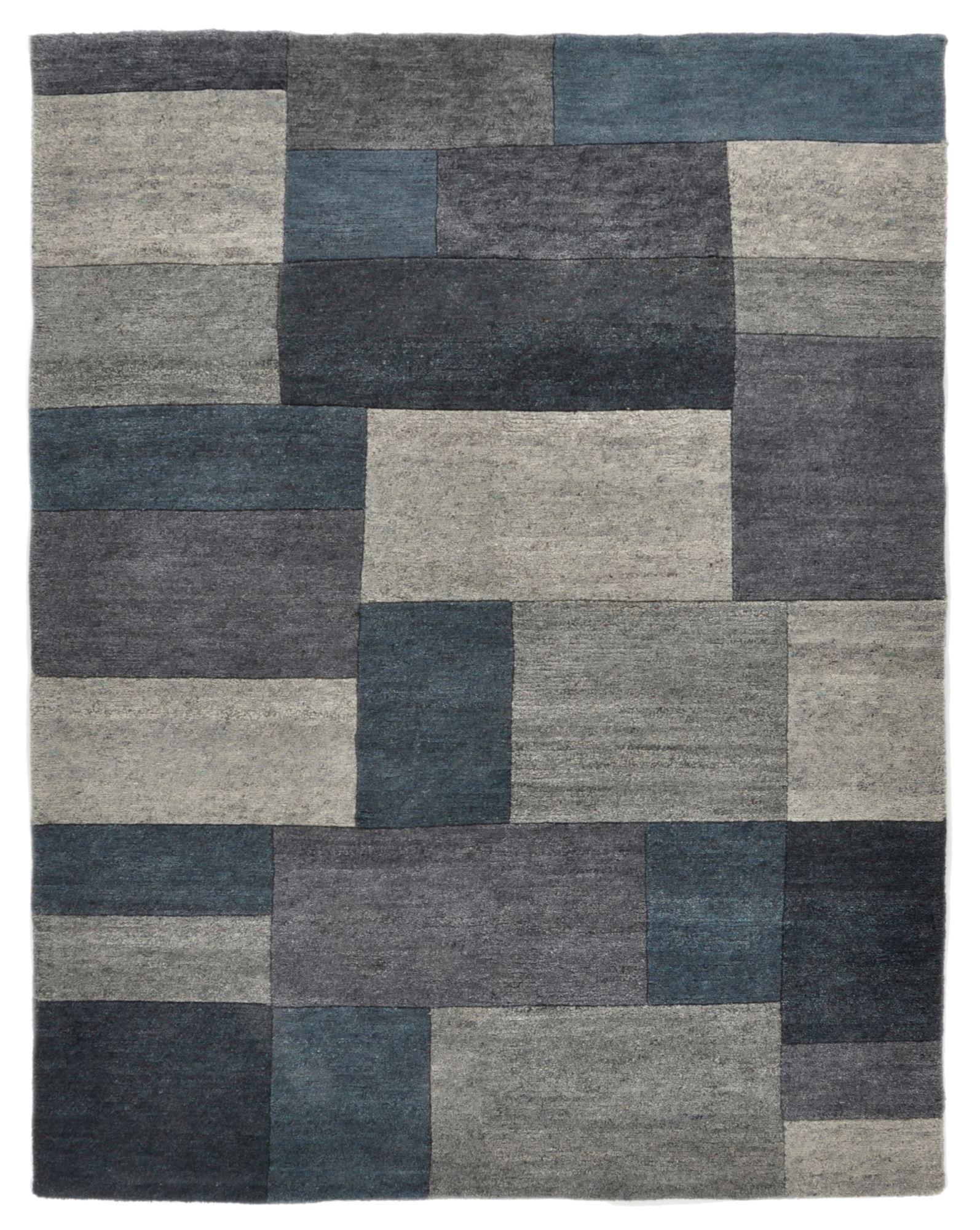 WOLLTEPPICH Dalas 250x300 cm - Anthrazit, Textil (250/300cm) - THEKO