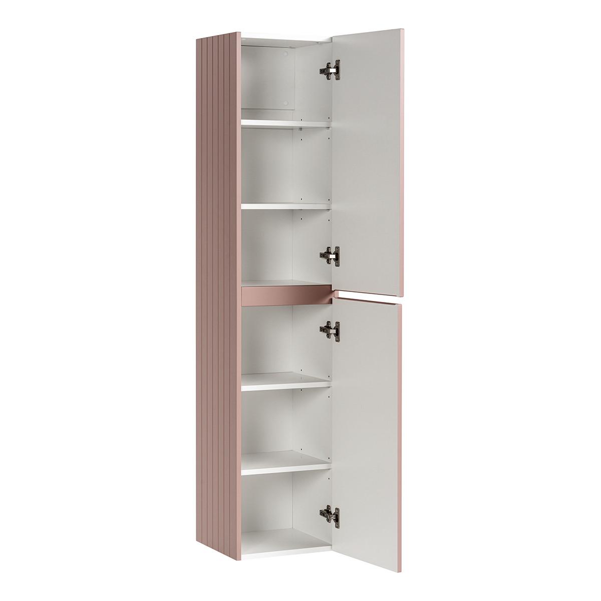 BADMÖBEL 80cm Zelie 2er-Set Rose - Pink, Holzwerkstoff (80/46/46cm) - Petits-meubles