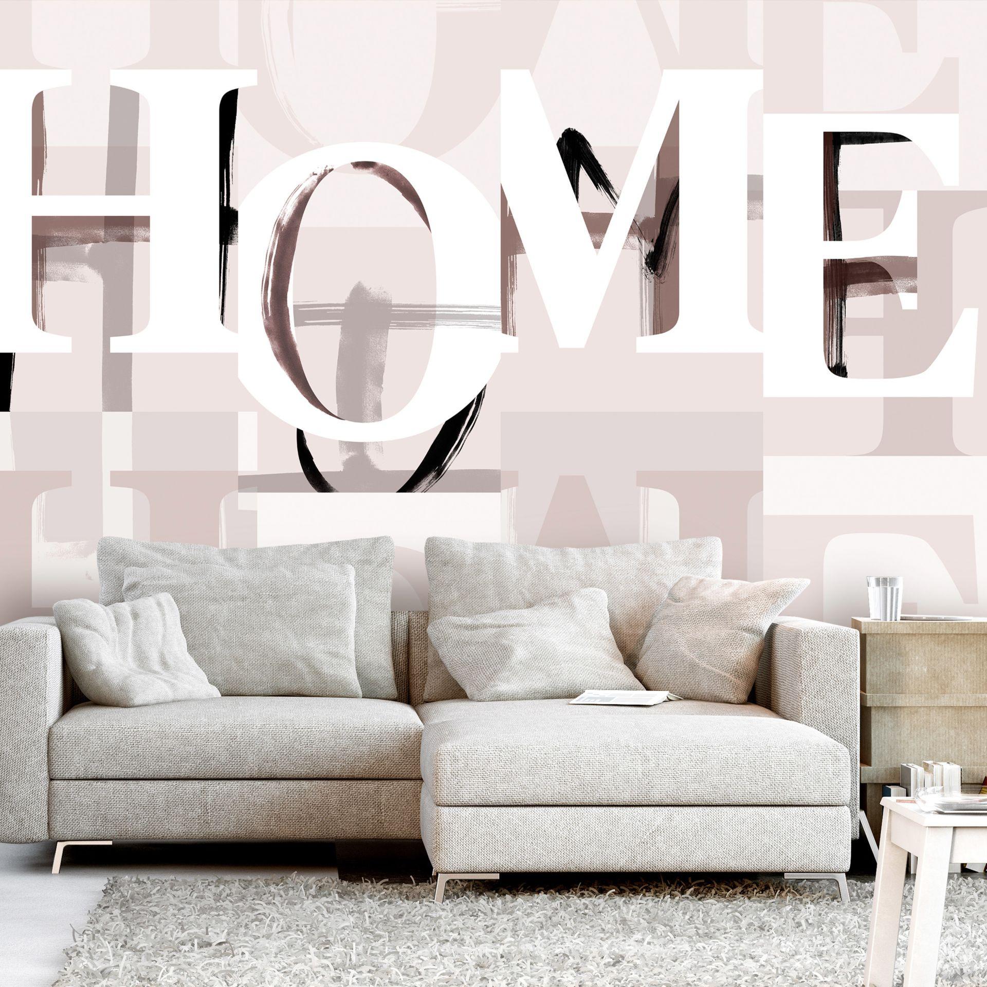 SELBSTKLEBENDE FOTOTAPETE 392/280 cm - Pink/Beige, Kunststoff/Textil (392/1cm) - KUNSTLOFT