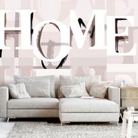 SELBSTKLEBENDE FOTOTAPETE 392/280 cm - Pink/Beige, Kunststoff/Textil (392/1cm) - KUNSTLOFT
