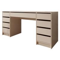 SCHREIBTISCH Ada Bis - Sandfarben, Holzwerkstoff (154/55/76cm) - MIRJAN24