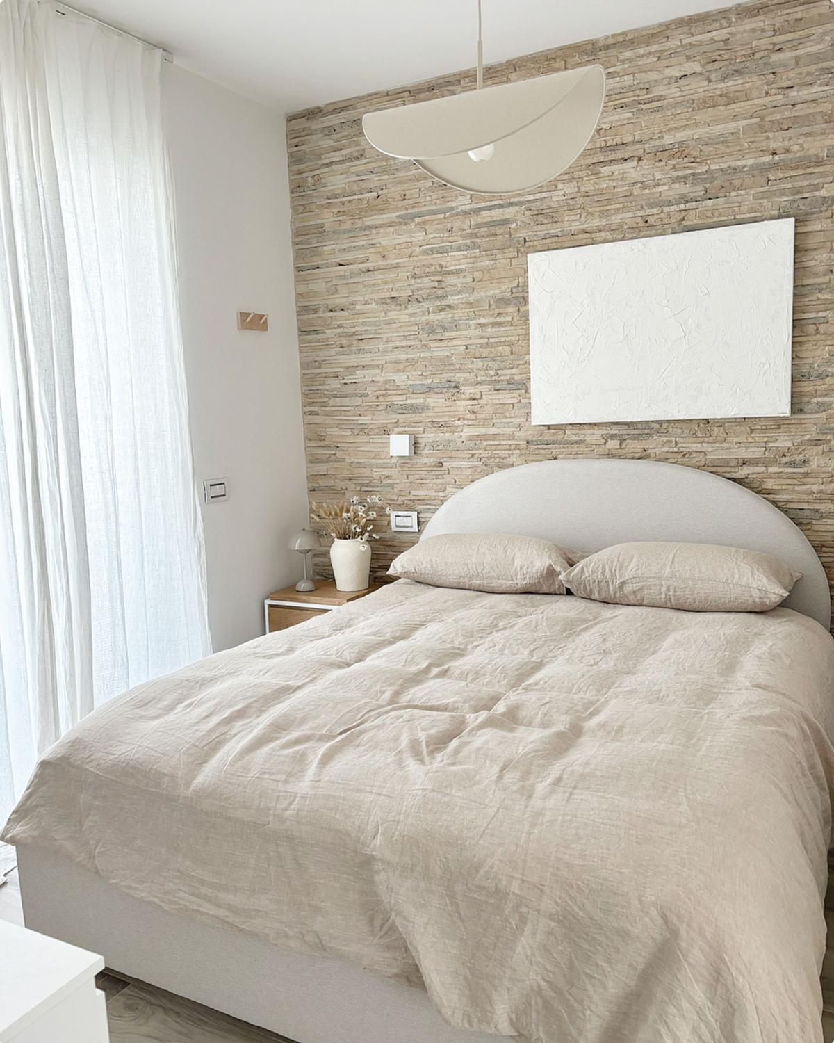 POLSTERBETT Hellbeige 180x200 cm Vaucluse - Creme, Textil/Metall (180/200cm) - Beliani