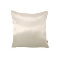 KISSENBEZUG Glanz Satin champagner 40/40 cm - Ecru/Champagner, Textil (40/40cm) - beties Heimtextil