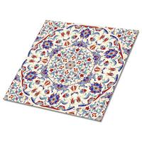 FLIESENAUFKLEBER 9 Stück 30x30 cm selbstklebend Mandala - Multicolor, Textil (30/1.6/30cm) - TULUP