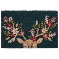 FUSSMATTE Bunt 40/60 cm Kokosfasern Sagay - Multicolor, Textil (40/60cm) - Beliani