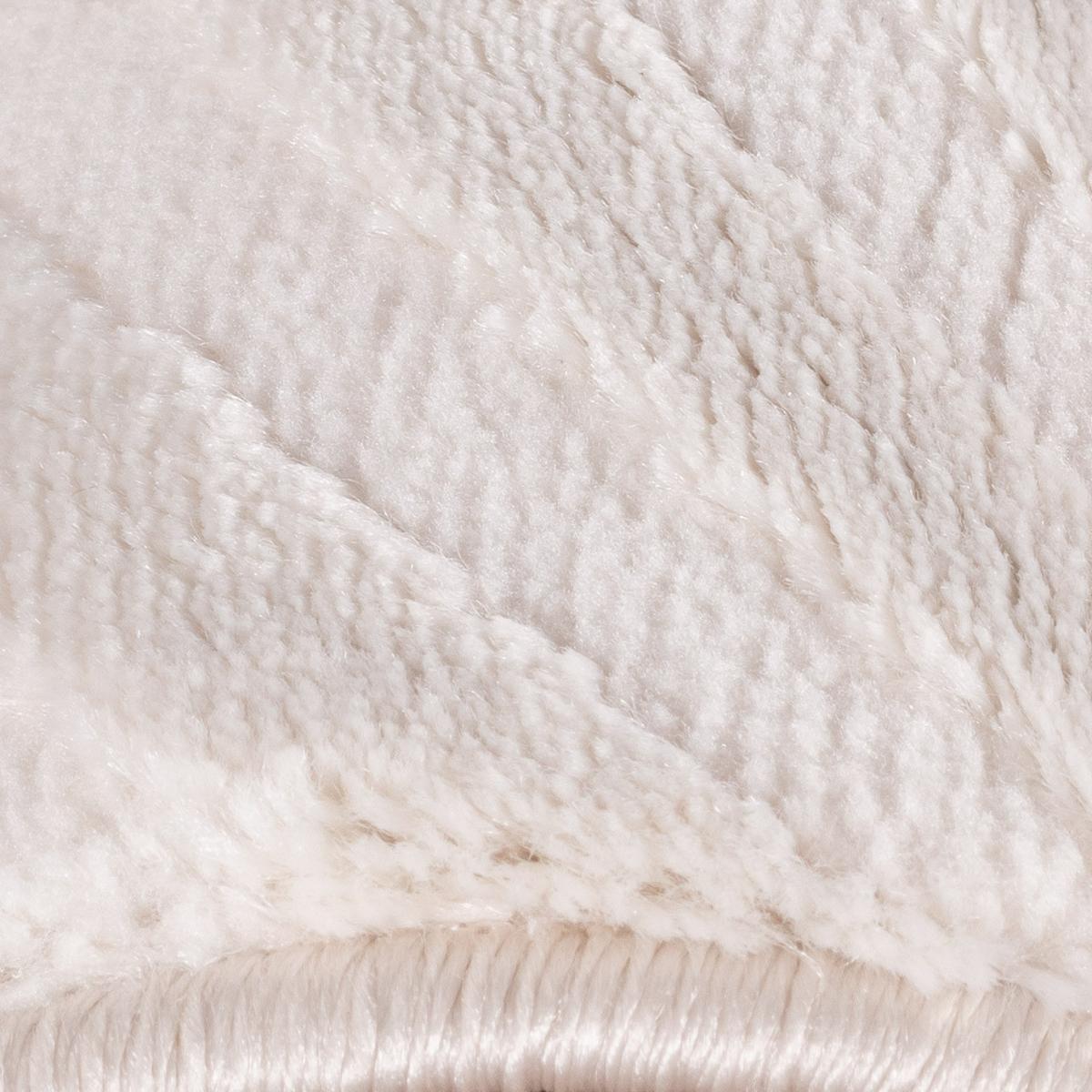 TEPPICH Kurzflor ILLER in Creme, mit 3D-Design, Florhöhe 12 mm, 240 x 340 cm - Beige, Textil (340/240cm) - KADIMA DESIGN