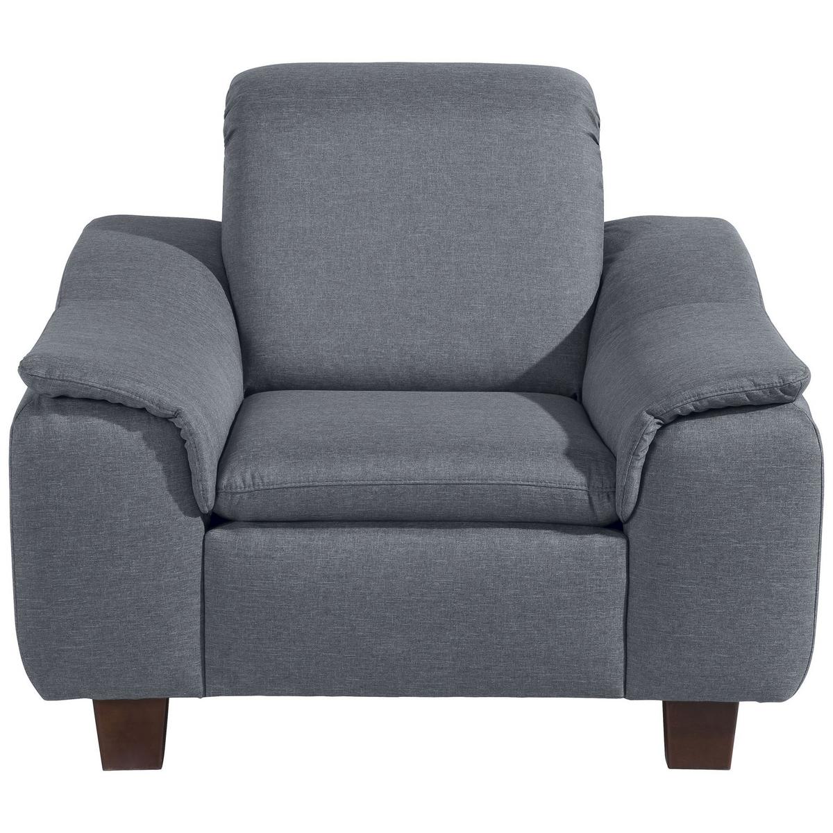 POLSTERSESSEL Kaylil Flachgewebe denim - Flieder, Kunststoff (87/82/100cm) - 58aufmkessel