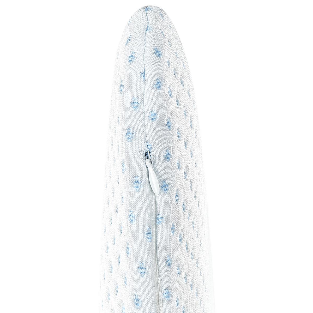 KOPFKISSEN Weiß 55/35 cm Muir - Weiß, Textil (55/35cm) - Beliani