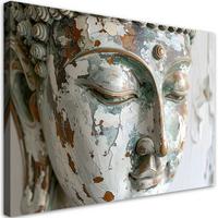 LEINWANDBILD Zen und Orientalisch 45x30cm - Weiß, Textil (45/30cm) - Feeby