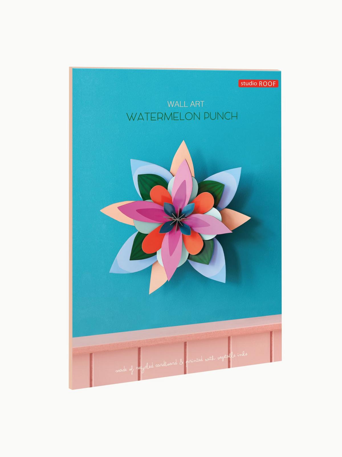 WANDDEKO Papierblumen-Blüte 10/32 cm - Multicolor, Wellpappe (10/32/32cm) - Studio Roof