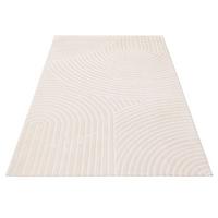 KURZFLORTEPPICH, einfarbig, aus Polyester, Florhöhe 9 mm, Creme, 80 x 150 cm - Creme, Textil (150/80cm) - KADIMA DESIGN