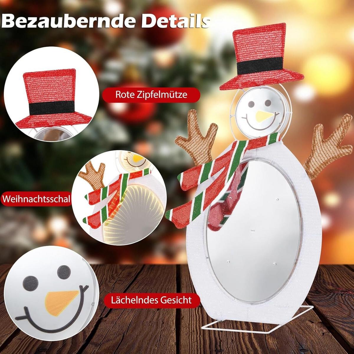 SCHNEEMANN 64cm Mehrfarbig - Multicolor, Metall (42/64/30cm) - COSTWAY