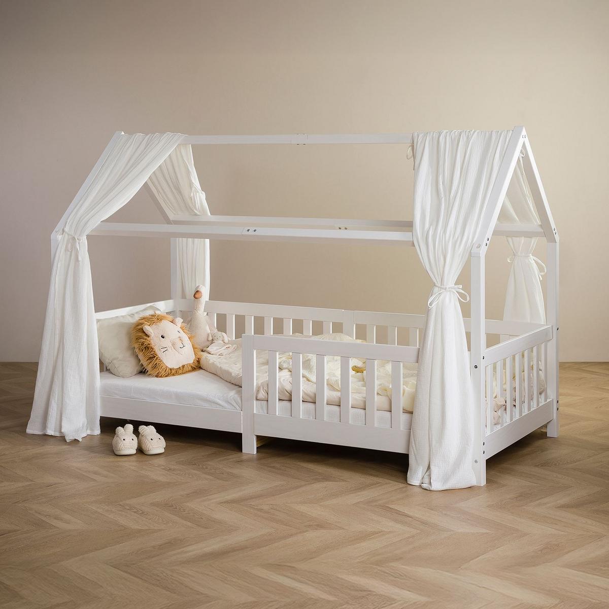 HAUSBETT-HIMMEL NENA weiß - Weiß, Textil - IDIMEX