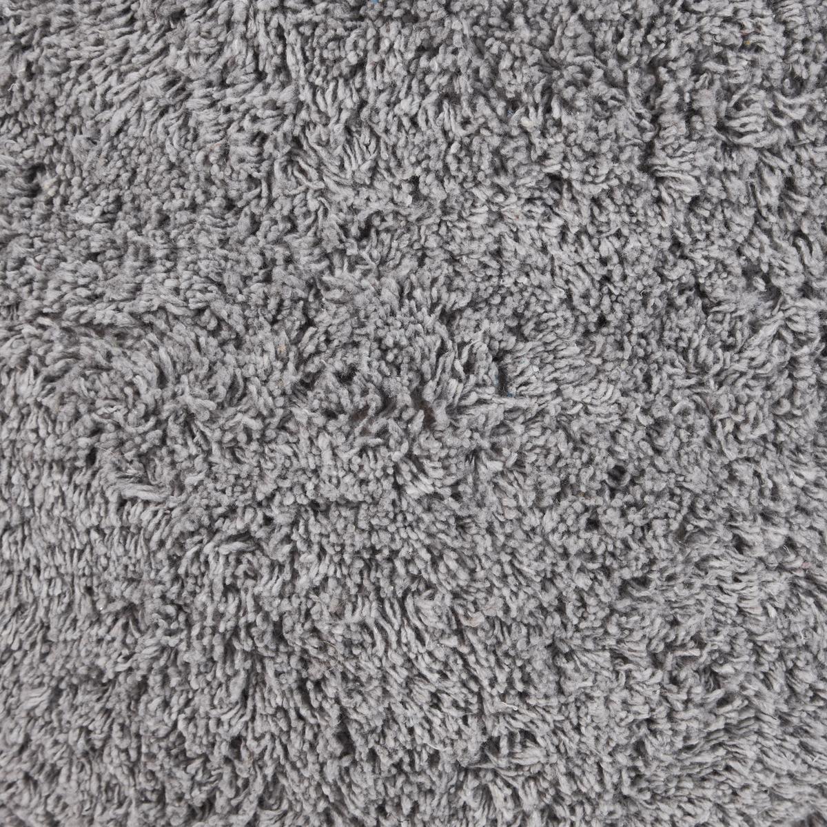 POUF Baumwolle Grau Kandhkot - Grau, Textil (50/35/50cm) - Beliani