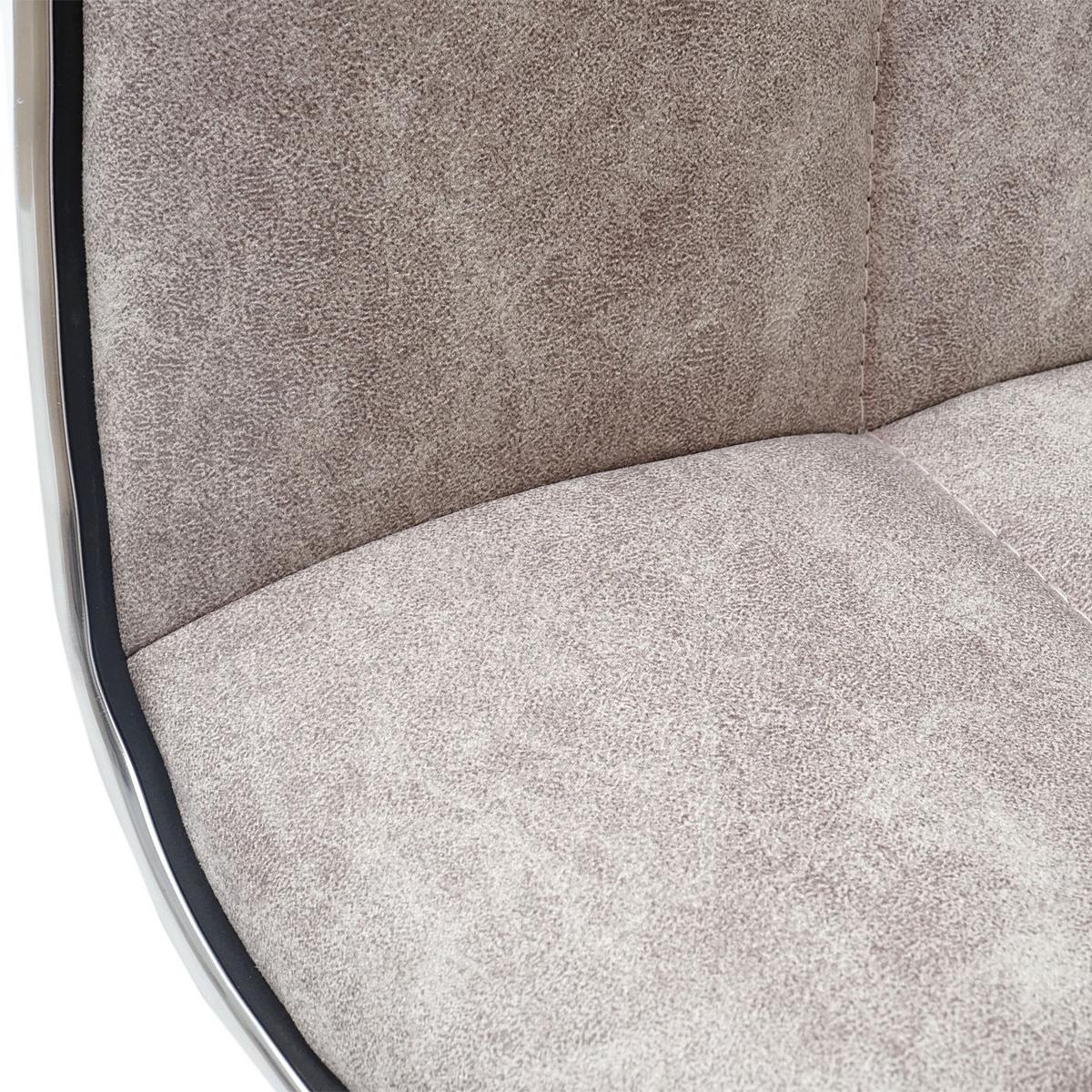 ESSZIMMERSTUHL Hellgrau - Hellgrau/Grau, Textil (43/103/54cm) - MCW
