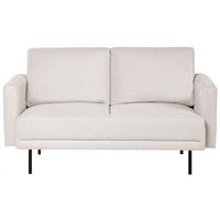 2-SITZER-SOFA Stoff Hellbeige Breda - Beige, Textil (150/85/85cm) - Beliani