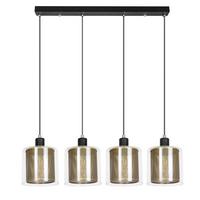 PENDELLEUCHTE Schutzhülle 4-flammig 72/10/168 cm - Goldfarben, Metall (72/10/168cm) - Nettlife