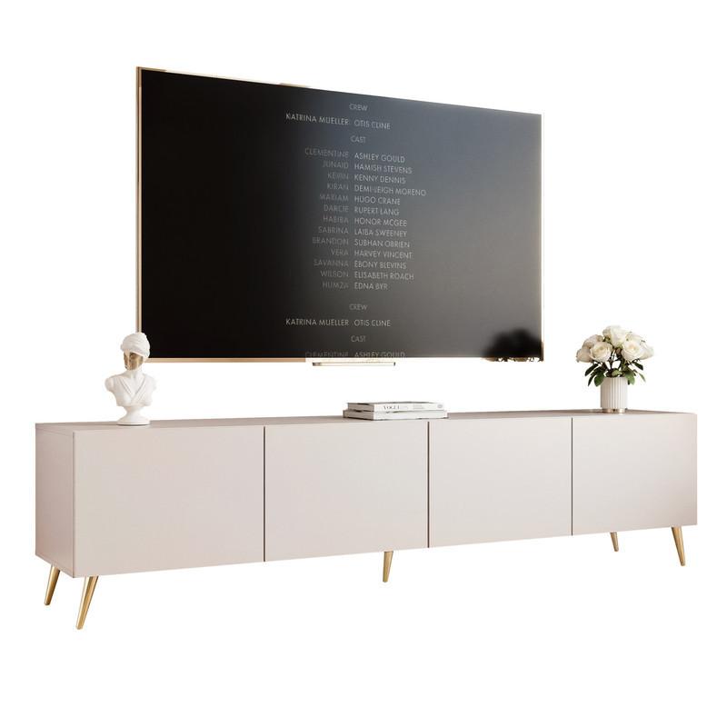 TV-LOWBOARD ANGEL Kaschmir stehend mit LED- Beleuchtung 200 cm - Kaschmir, Holzwerkstoff (200/49/40cm) - Idohome