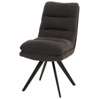 ESSZIMMERSTUHL Anthrazit - Dunkelgrau/Anthrazit, Textil (48/92/68cm) - MCW