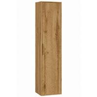 HOCHSCHRANK Badezimmerschrank Rimini mit 1 Tür Eiche - 38 x 33 x 170 cm - Eichefarben, Holz (38/170/33cm) - Badplaats