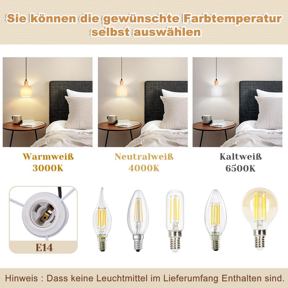 PENDELLEUCHTE Lebensraum 10/10/173 cm - Weiß, Metall (10/10/173cm) - Nettlife