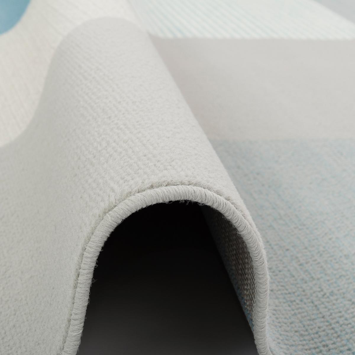 TEPPICH MODERN TRENDLINE KARO - Blau, Textil (80/150cm) - Pergamon