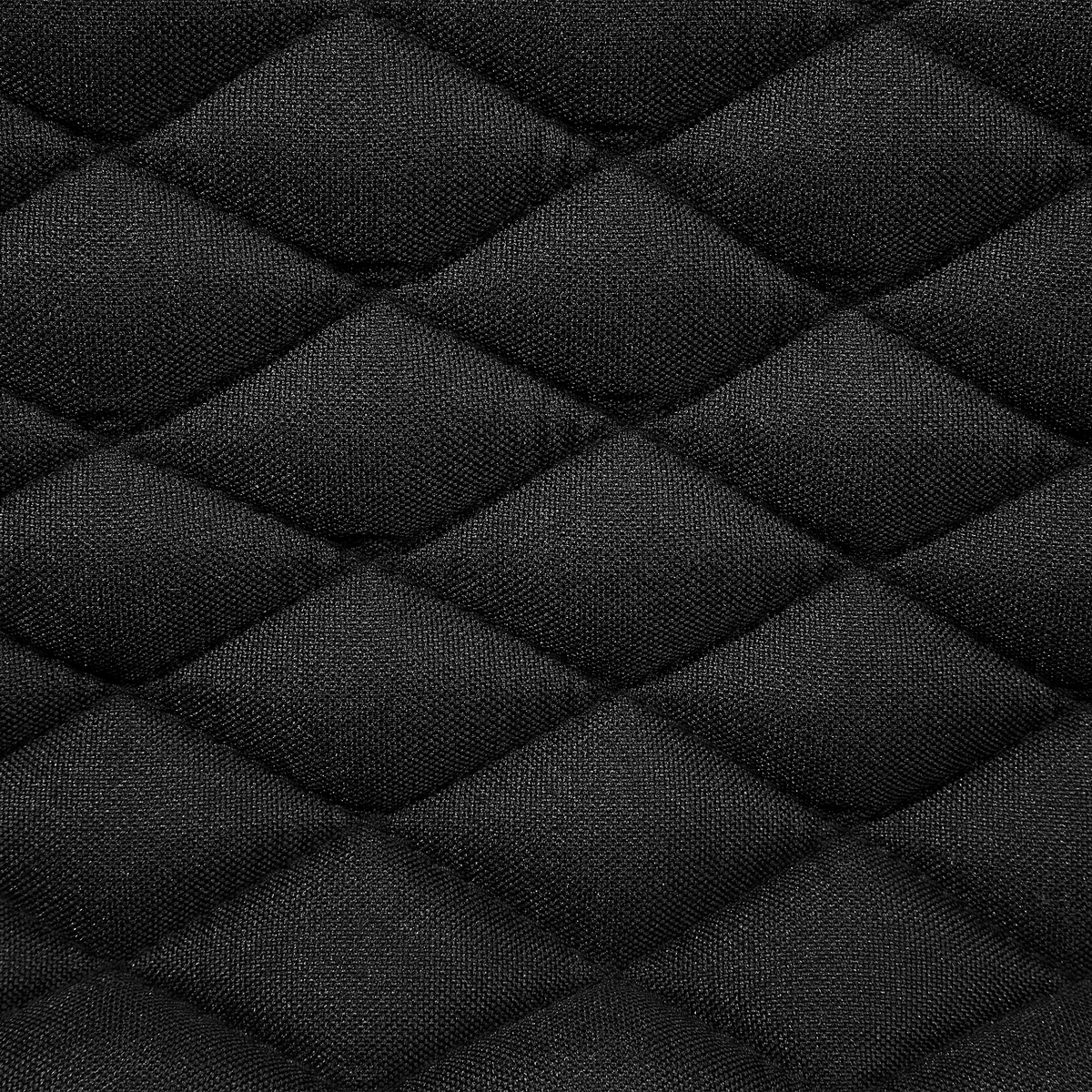 BARHOCKER 2er-Set Polsterbezug Schwarz Orlando - Schwarz, Textil/Metall (38/110/38cm) - Beliani