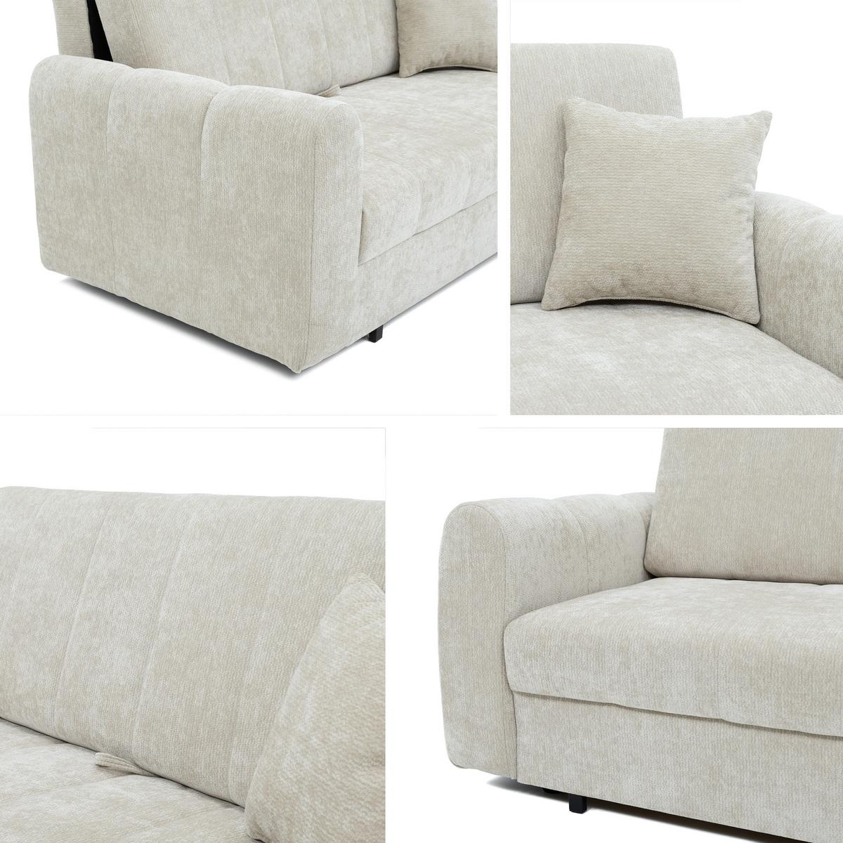 SCHLAFSOFA Viva Moon III - Anthrazit/Schwarz, Holz/Metall (168/85/98cm) - MIRJAN24