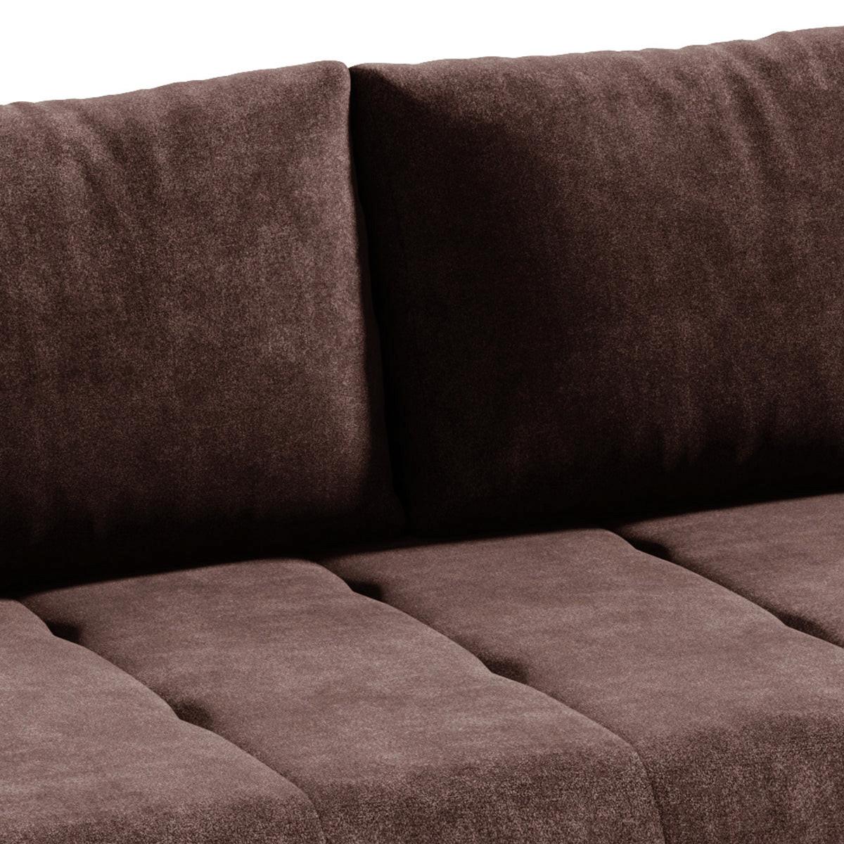SCHLAFSOFA Jonas 3 Sitzplätze Braun - Braun, Holzwerkstoff (240/85/110cm) - Petits-meubles